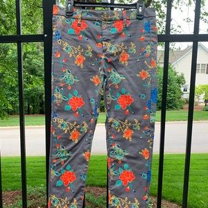 Stretchy cropped ankle pants